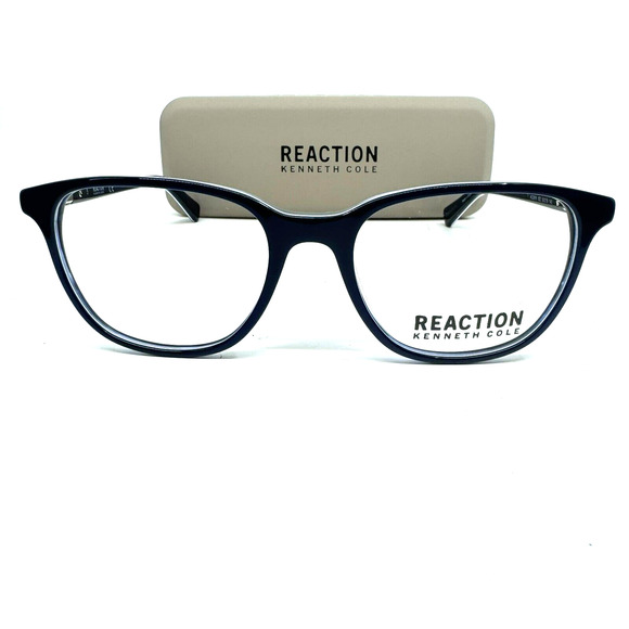 Kenneth Cole Reaction KC0876 092 Blue Plastic Eyeglasses Frame 53-18-145 H11966 - Picture 1 of 8